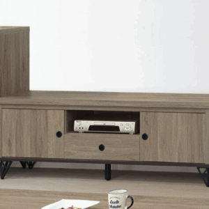 E309-7 5尺灰橡色電視櫃