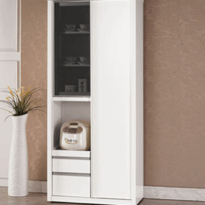 A1733-1 卡洛琳6尺高拉門收納櫃 ⊙附活動隔板2大2小片