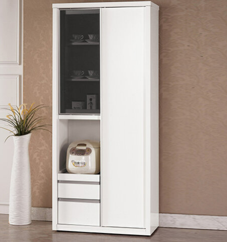 A1733-1 卡洛琳6尺高拉門收納櫃 ⊙附活動隔板2大2小片