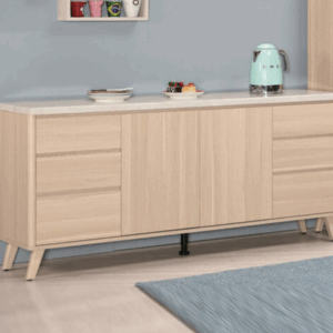 A1735-2 克萊爾6尺石面餐櫃附活動隔板2片