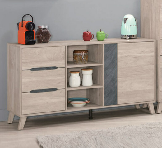 A1736-1 米爾娜5尺收納櫃 附活動隔板4片