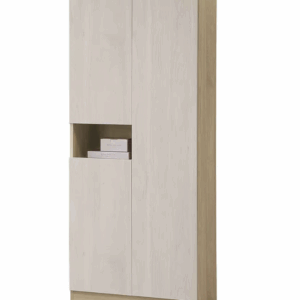 673-4庫克2.5尺右長門收納櫃 (附6片活動隔板)