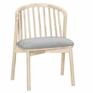 A1869-1 喬麗娜餐椅 布 實木 洗白色 坐高47公分