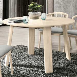 A1739-1 凱倫4尺圓桌 洗白色