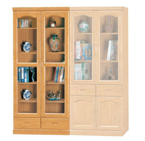 E312-1 正赤陽2.7尺下抽書櫃 隔板木心板 內附活動隔板4片