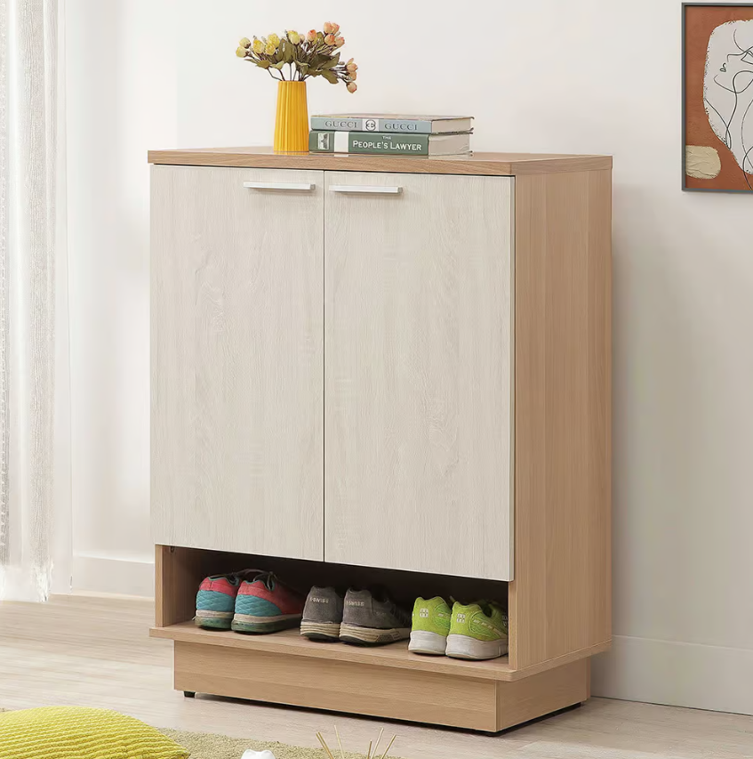 679-5喬圓3*4尺鞋櫃 (附3片活動隔板) (左上附1個通氣網.鞋長可容納至37.5cm)