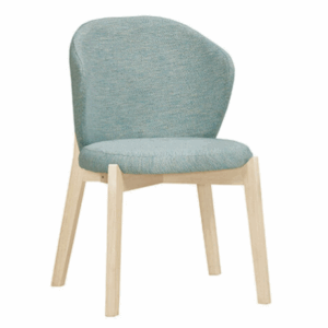 A1869-3 丹尼爾餐椅 布 實木 洗白色 座高：47.5CM