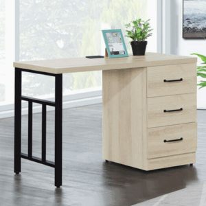 E340-3橡木白4尺書桌