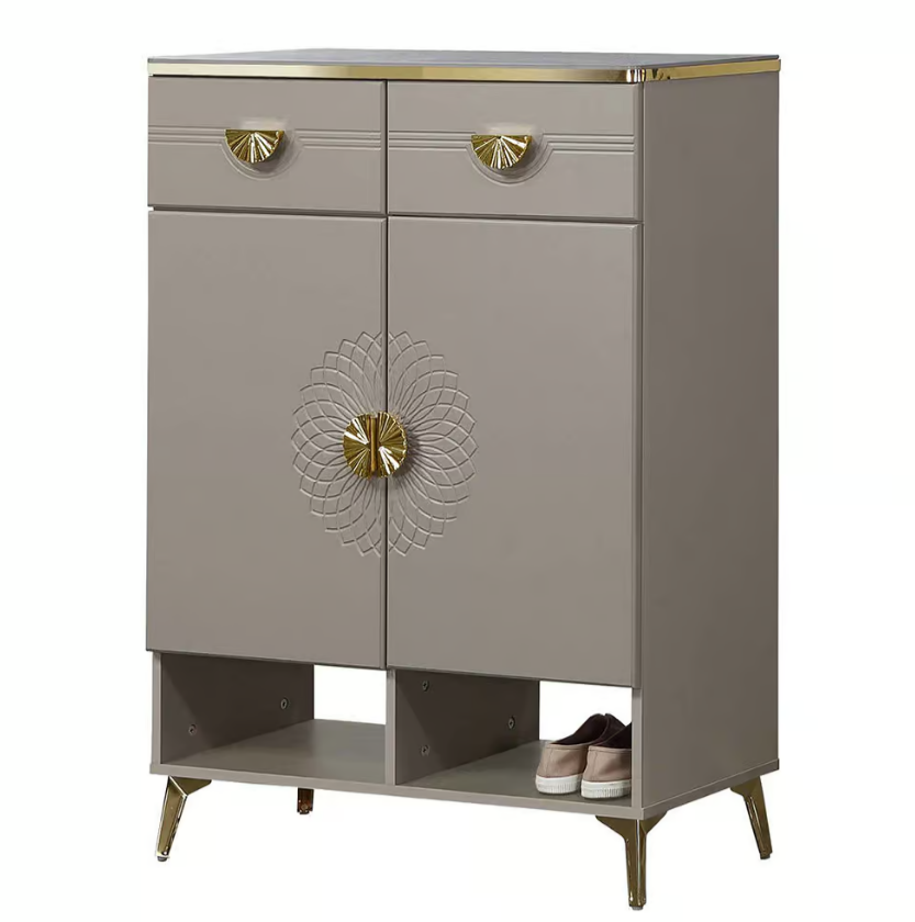 684-5馬庫斯2.64尺岩板二抽鞋櫃 (附2片活動隔板.無透氣孔)