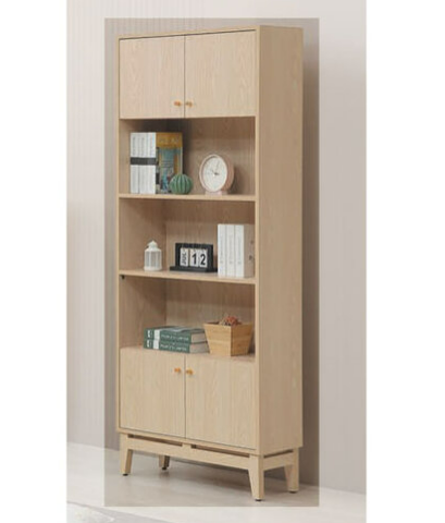 E279-7 喬伊原木色2.7尺開門書櫃