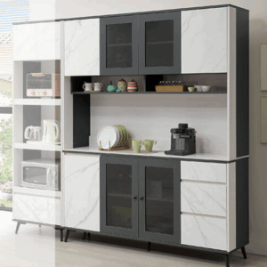 A445-02克洛伊5.3尺岩板收納櫃組