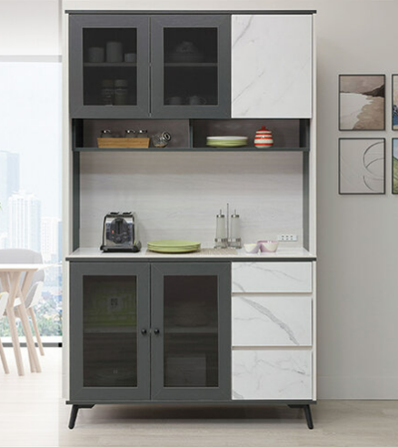 A445-03克洛伊4尺岩板收納櫃組