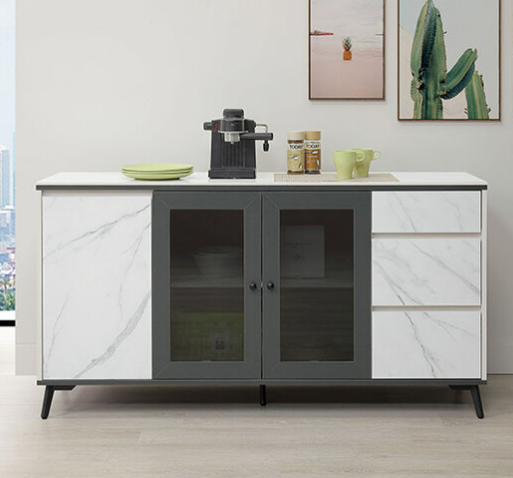 A446-02克洛伊5.3尺岩板收納櫃下座