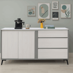 A447-03 科琳5.3尺岩板收納櫃下座