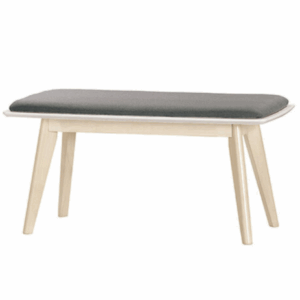 A1889-4 妮克絲長板凳 實木 洗白色