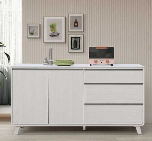 A450-02瑞莎5.3尺岩板收納櫃下座