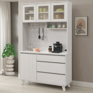 A449-03瑞莎4尺岩板收納櫃組