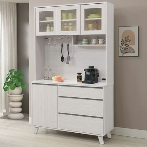 A449-03瑞莎4尺岩板收納櫃組