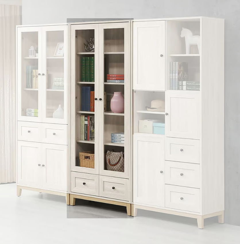 749-3維特2.6尺下抽書櫃 (附4片活動隔板）