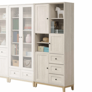 749-4維特2.6尺三門三抽多功能櫃  ⊙開門內各附1片活動隔板