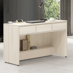 729-2潔妮詩4尺書桌 (附USB自動斷電插座) (踏板深度18cm可置物)