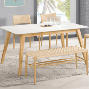 A1751-1 哈利斯5尺岩板餐桌 桌面12mm岩板