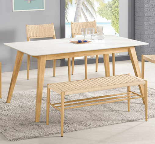 A1751-1 哈利斯5尺岩板餐桌 桌面12mm岩板