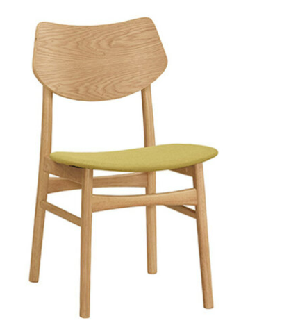 A1870-5默多赫餐椅 布 實木   坐高47.5公分