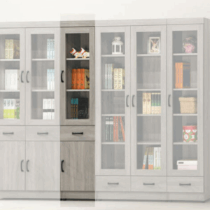 E324-2 灰梧桐中抽1.3尺書櫥 活動隔板3片