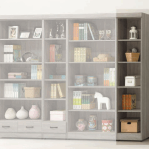 E324-8 灰梧桐無抽開放式1.3尺書櫥