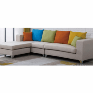 G535-1 702F米布L型沙發 右貴