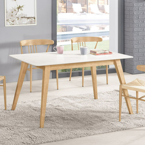 A1751-3 哈利斯4.3尺岩板餐桌 (桌面12mm岩板)