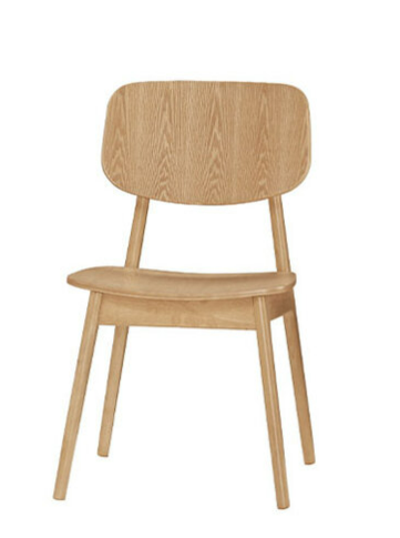 A1870-2 約翰餐椅 板 實木 坐高43.5公分