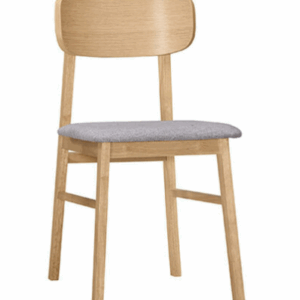 A1870-9 雪倫餐椅 布 實木 坐高46.5公分