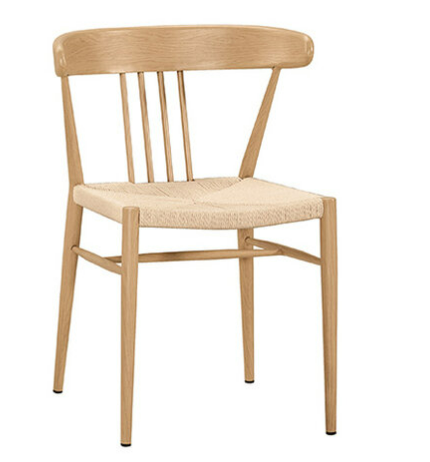 A1872-2 曼琳餐椅 編藤 五金腳 坐高46.5公分