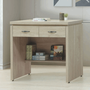 C347-5 依夏淺橡3尺書桌 (無插座款)