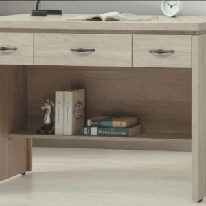 C347-6 依夏淺橡4尺書桌 附插座