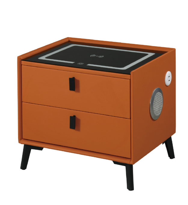 A1312-2 史丹尼1.7尺智能床頭櫃 澄色