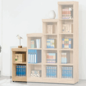 E327-15階梯式1.3尺書櫃 2格 原切