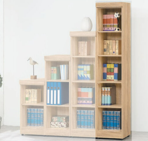 E327-16 階梯式書櫃 5格 原切