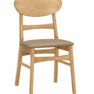 A1870-7 艾格妮餐椅 皮 實木 坐高45公分