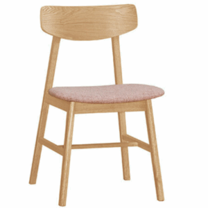 A1870-8莉爾餐椅 布 實木 坐高45公分