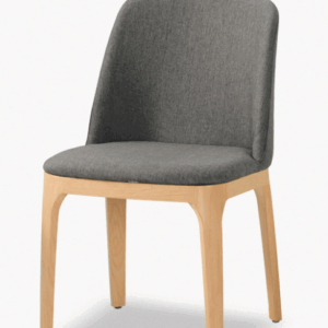 A1872-4 席拉餐椅 淺灰色布 五金腳(坐高46.5公分) 