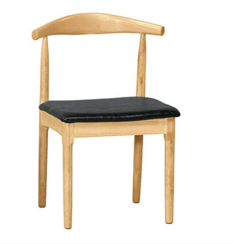 A1871-15 湯姆餐椅 皮 實木 坐高45.5公分