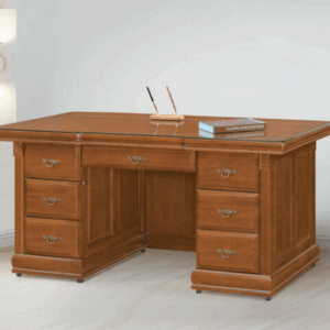 E329-1 賽德克正樟5尺實木辦公桌 六件 ⊙附8mm強化玻璃桌面