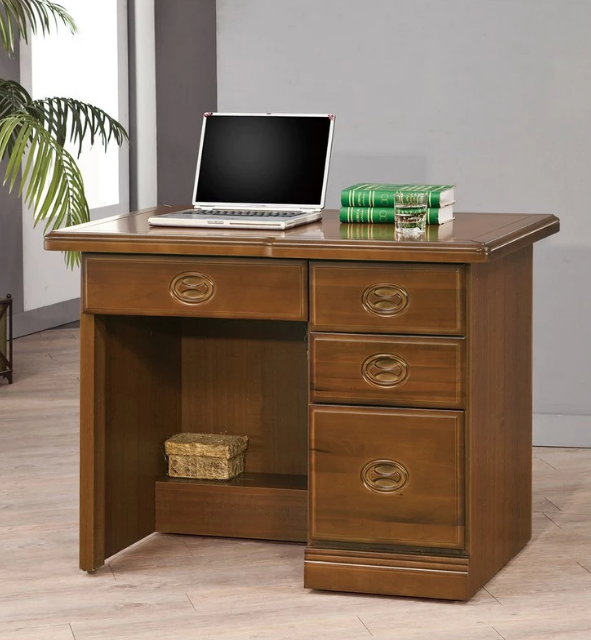 E330-3 樟木皇家3.5尺辦公桌