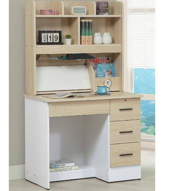 C359-6潮流橡木書桌上座+C359-7潮流橡木書桌下座