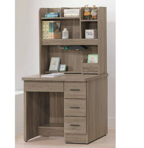 C358-15 灰橡3尺書桌上座+C358-16 灰橡3尺書桌下座