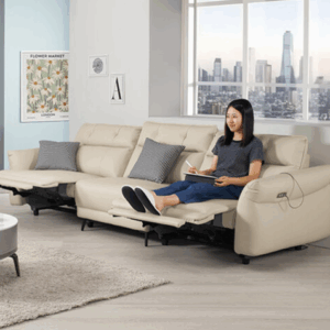 A1323-1 傑拉德雙電動沙發組 皮 坐高47公分 ⊙附抱枕2個