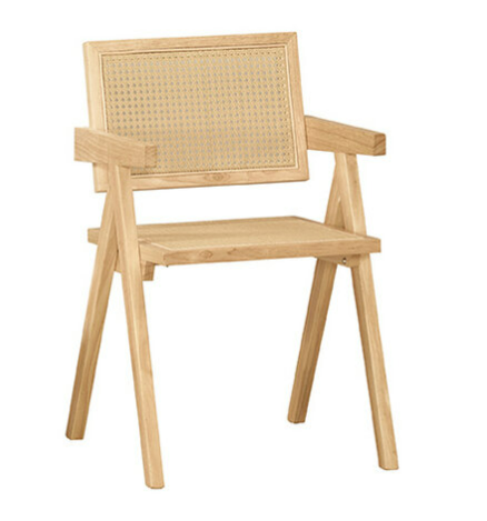 A1871-9 亞瑟餐椅 編籐 實木 坐高46公分